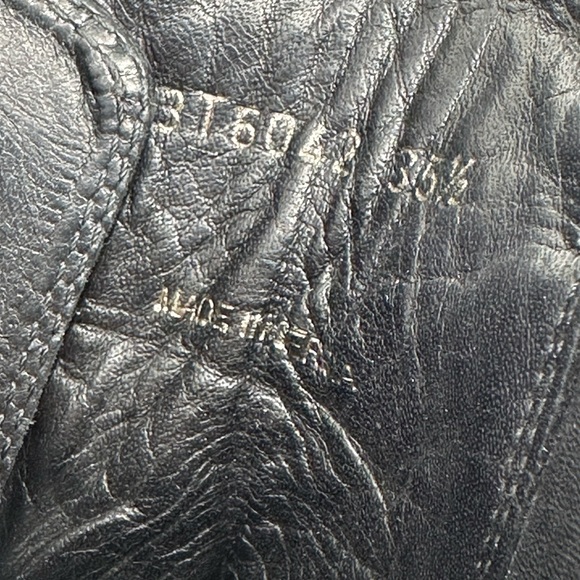 Prada *PRE-LOVED* Sport Leather Ankle Combat Boots, Size 35.5 - Black - Picture 9 of 10